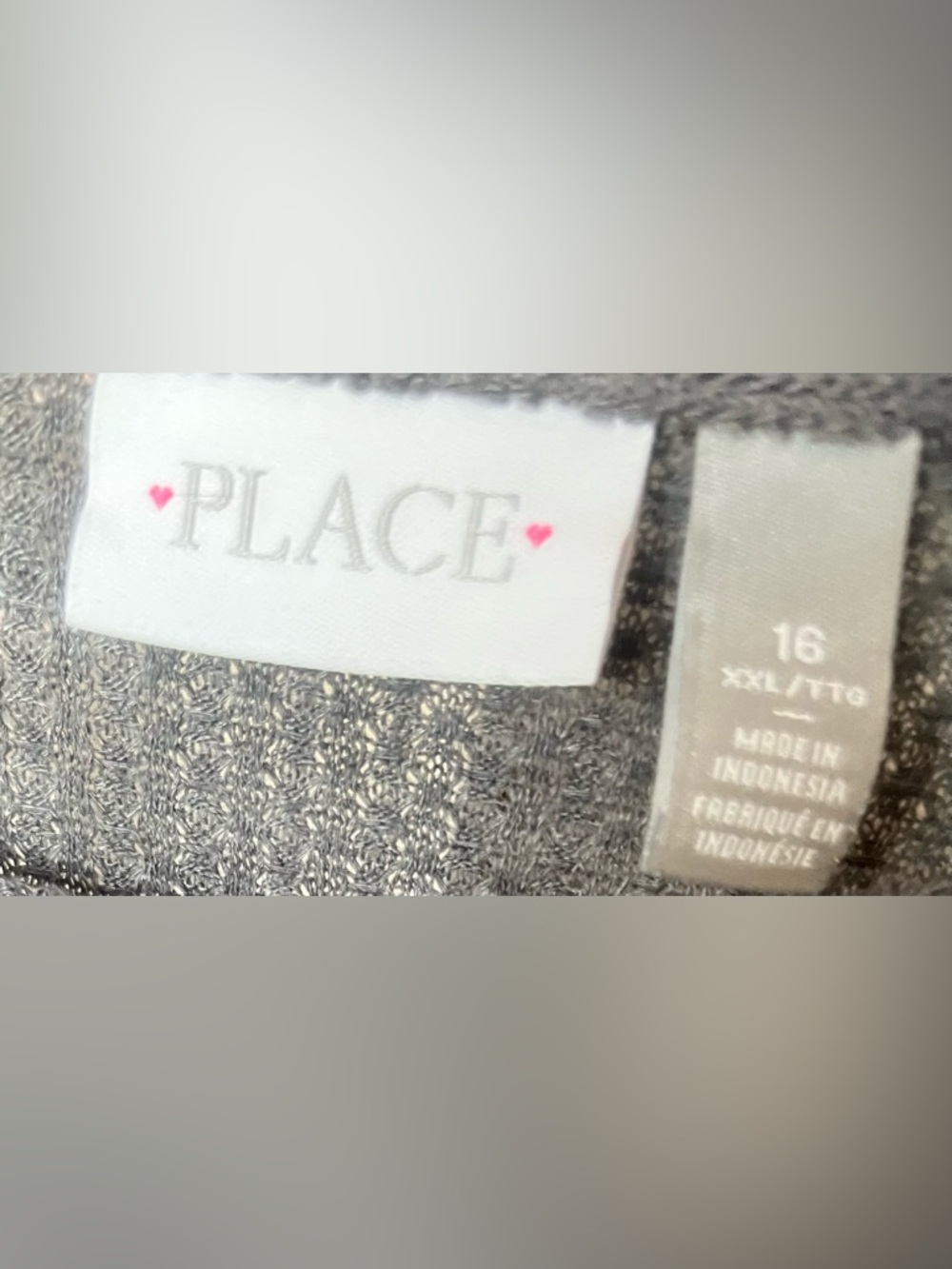 Place Grey Ribbed Knit Pullover - Picture 3 of 3
